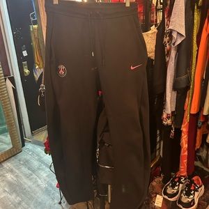 PSG Pink Logo nike tech Sweatpants
